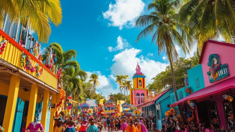 Découvrez le carnaval et les fêtes emblématiques de Guadeloupe en prenant un vol pour l’île